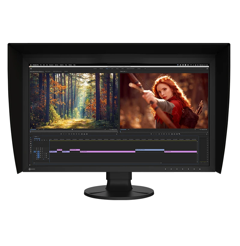 Monitorius EIZO CG2700X 27 colių IPS 16:9 3840X2160 USB-C/92W RJ45 2X3D-LUT gaubtas aprašymas - Prekės nuotrauka