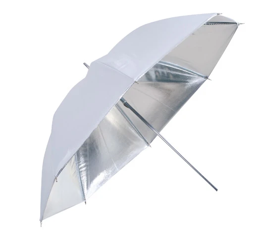 Falcon Eyes Umbrella UR-32S Sidabrinis/Baltas 80 cm aprašymas - Prekės nuotrauka