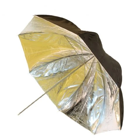 Falcon Eyes Umbrella UR-48SB1 Sidabrinis/Juodas 122 cm aprašymas - Prekės nuotrauka
