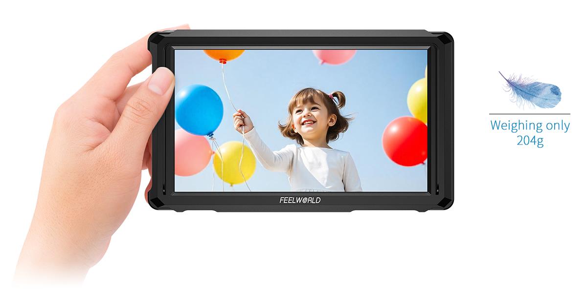 Feelworld FW568 PRO 6" HDMI monitorius with 1200nits brightness aprašymas - Prekės nuotrauka