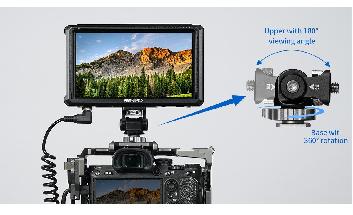 Feelworld FW568 PRO 6" HDMI monitorius with 1200nits brightness aprašymas - Prekės nuotrauka