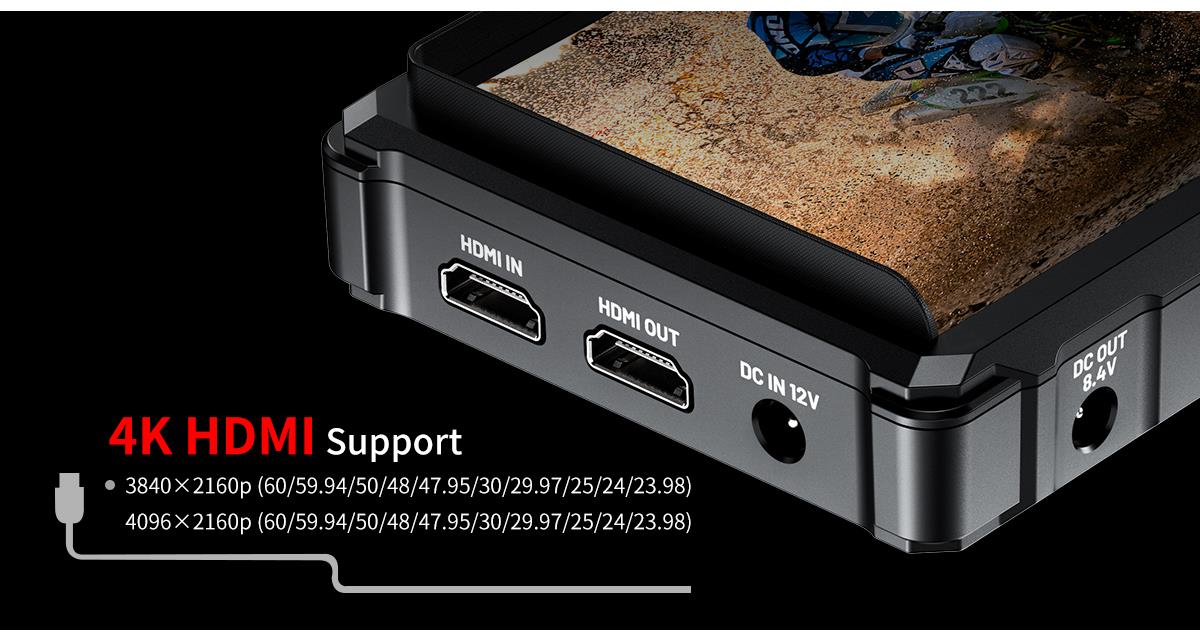Feelworld FW568 PRO 6" HDMI monitorius with 1200nits brightness aprašymas - Prekės nuotrauka