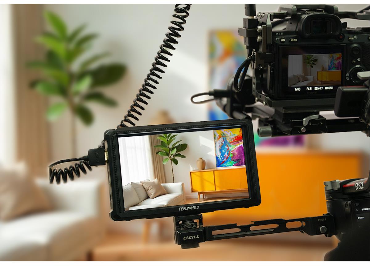 Feelworld FW568 PRO 6" HDMI monitorius with 1200nits brightness aprašymas - Prekės nuotrauka
