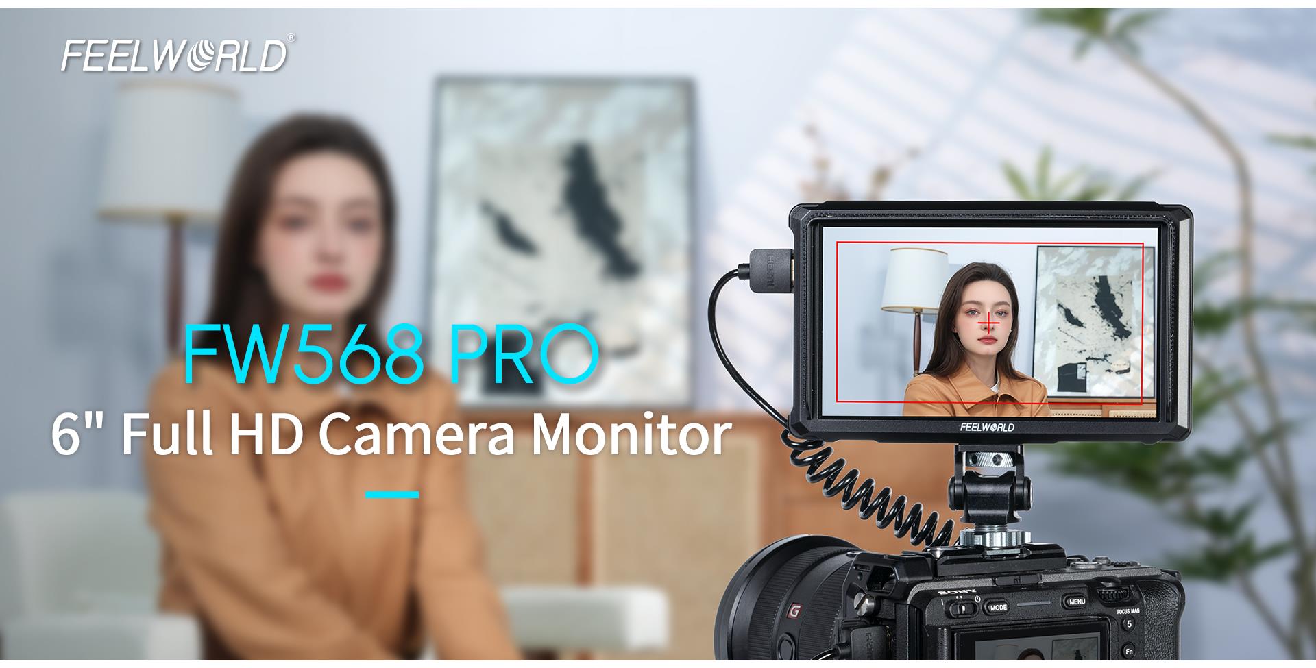 Feelworld FW568 PRO 6" HDMI monitorius with 1200nits brightness aprašymas - Prekės nuotrauka