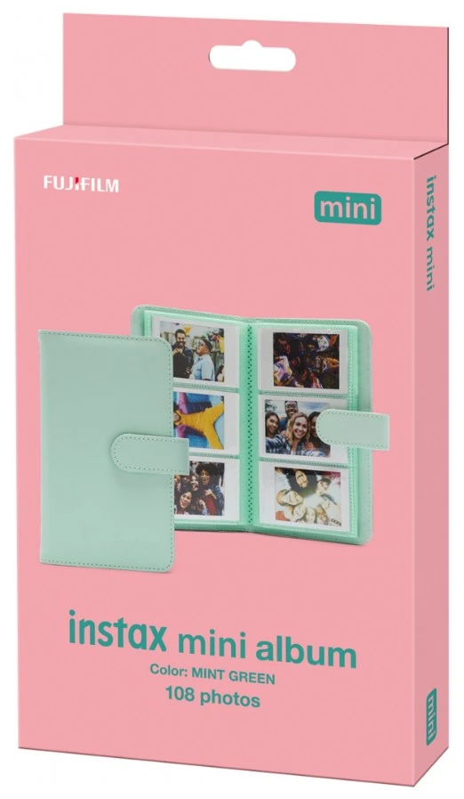 Fujifilm Albumas instax mini MINT Žalias aprašymas - Prekės nuotrauka