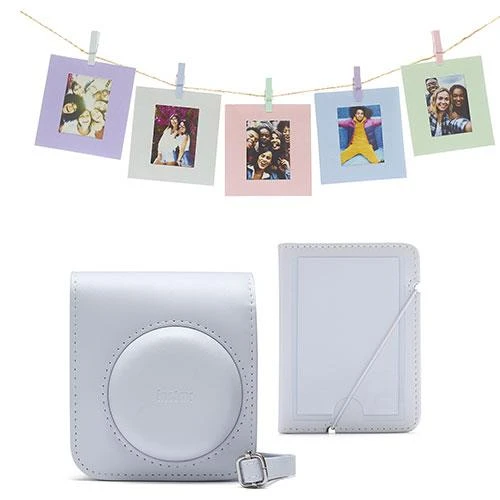 Nuotraukų rėmelis Fujifilm instax mini 12 priedų rinkinys (DĖKLAS, ALBUMAS, RĖMELIAI SU SEGTUKAIS); CLAY Baltas aprašymas - Prekės nuotrauka
