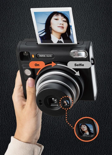 Fujifilm Momentinis fotoaparatas instax SQUARE SQ40 Juodas aprašymas - Prekės nuotrauka