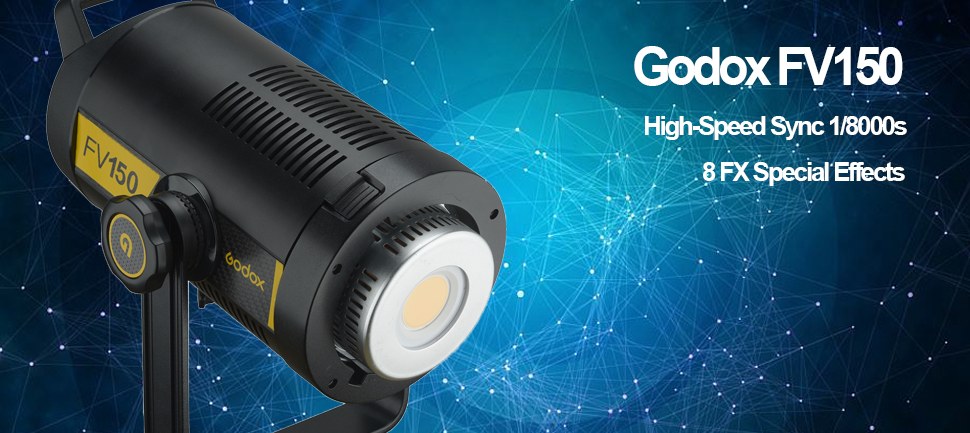„Godox FV150“ didelės spartos sinchronizavimo LED blykstė aprašymas - Prekės nuotrauka