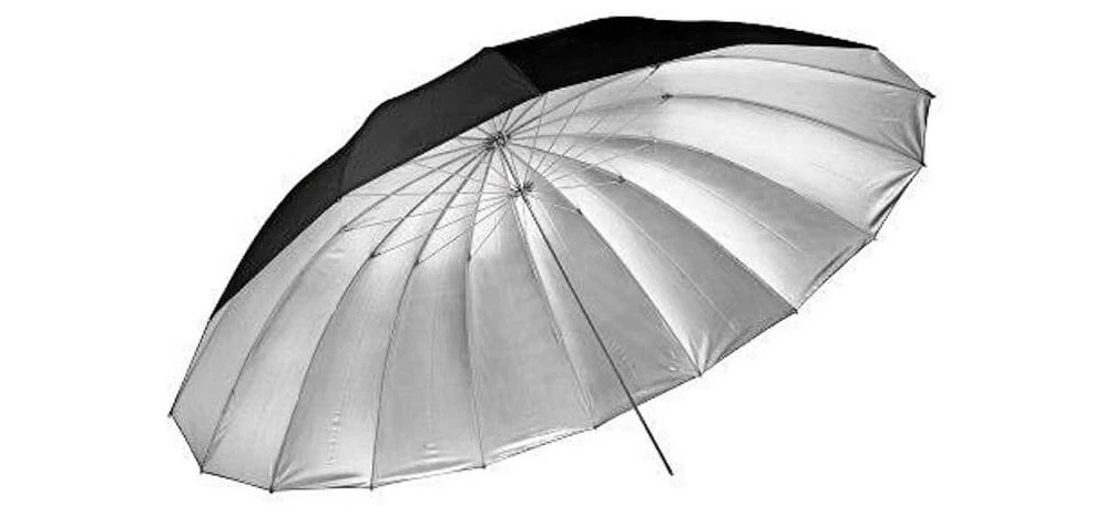 Godox UB-L3 60 Juodas and Sidabrinis L size Umbrella 150cm aprašymas - Prekės nuotrauka