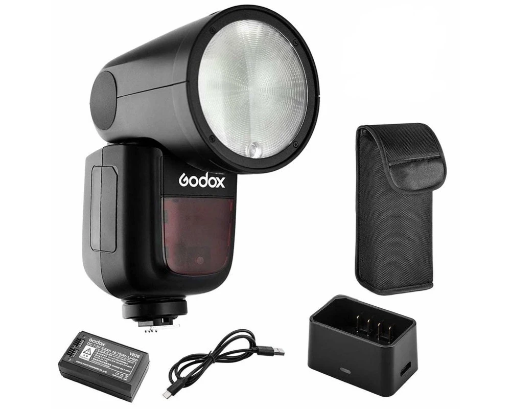 Godox V1 apvalios galvos blykstė Olympus/Panasonic aprašymas - Prekės nuotrauka