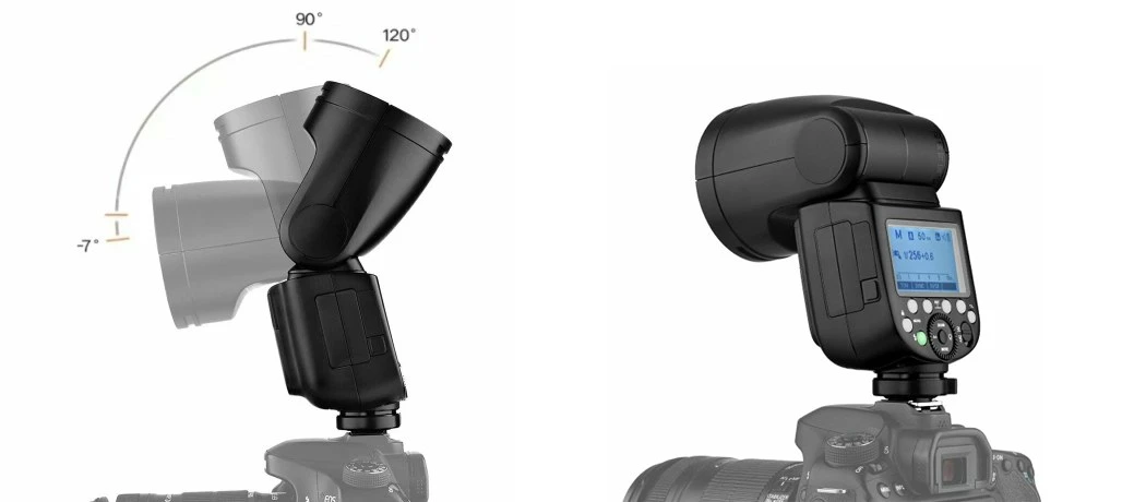 „Godox V1s“ apvalios galvos blykstė „Sony“. aprašymas - Prekės nuotrauka