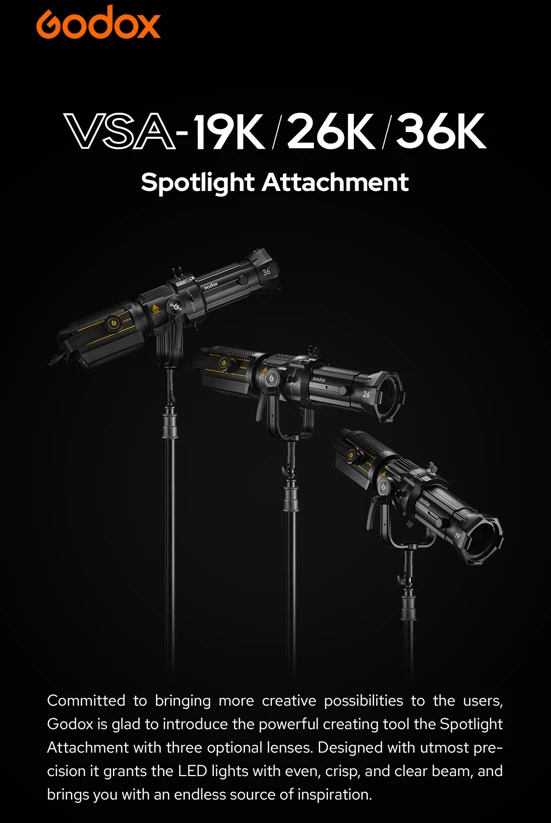 Godox VSA-19&deg; Spot Lens VSA-19K aprašymas - Prekės nuotrauka
