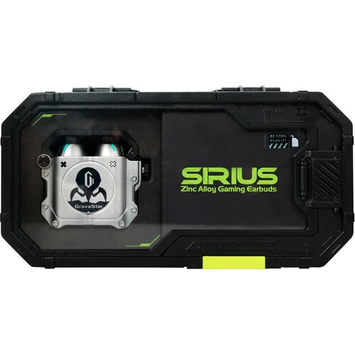 „GRAVASTAR SIRIUS“ kosminės pilkos „Bluetooth“ ausinės aprašymas - Prekės nuotrauka
