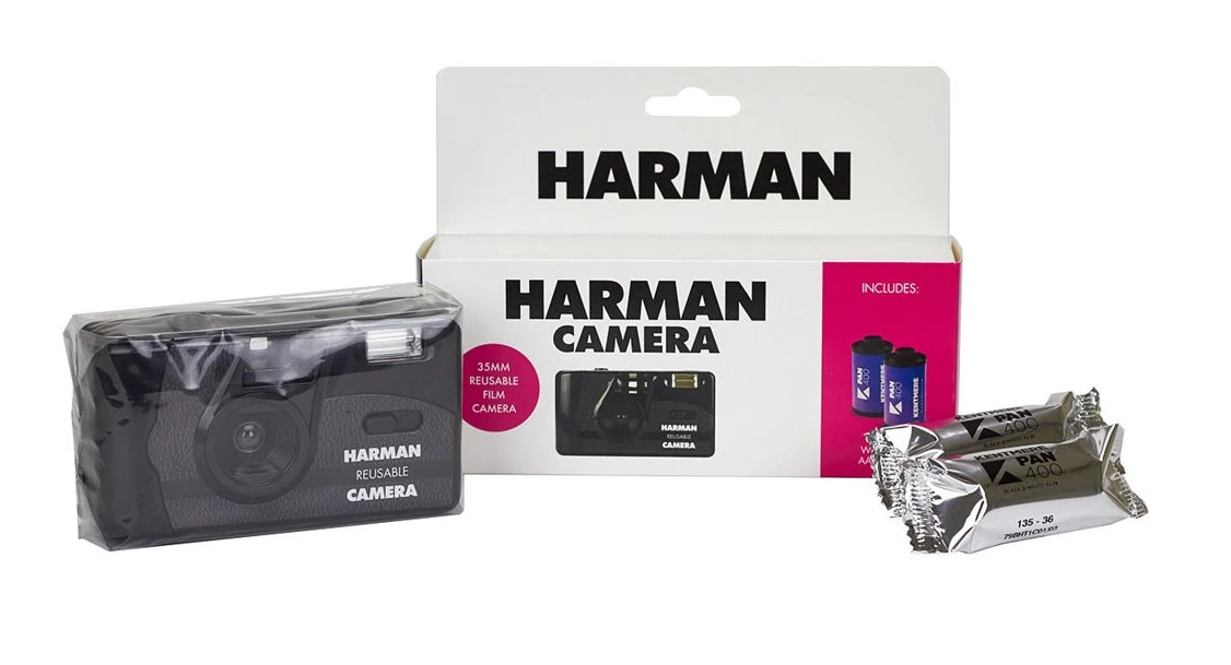 Harman 35mm KIT daugkartinis fotoaparatas aprašymas - Prekės nuotrauka