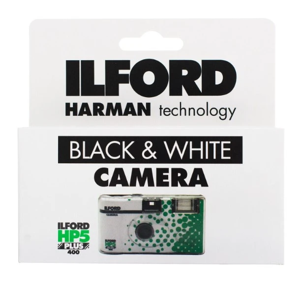 „Ilford“ vienkartinis fotoaparatas HP5 Plus 24+3 aprašymas - Prekės nuotrauka