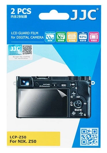 JJC LCP-Z50 Screenprotector aprašymas - Prekės nuotrauka