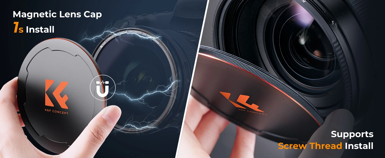 Kf Concept K&F Concept 55MM Magnetic MCUV Filter aprašymas - Prekės nuotrauka