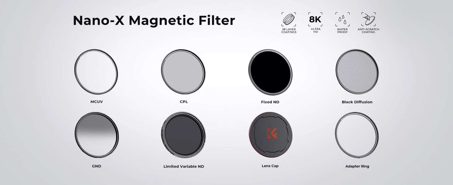 Kf Concept K&F Concept 77MM Magnetic MCUV Filter aprašymas - Prekės nuotrauka