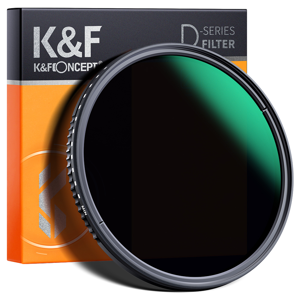 Kf Concept K&F Concept 77mm, ND3-1000, ultra-thin variable ND, Atsparus vandeniui, Žalias coated aprašymas - Prekės nuotrauka