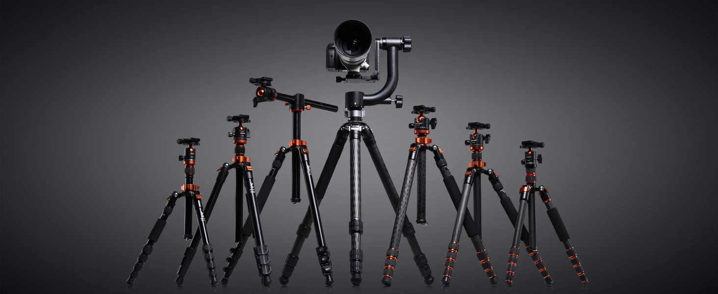 Kf Concept K&F Concept K&F 2m Overhead DSLR Tripod Compact Portable Vlog Tripod Monopod K234A7+BH-28L +Extension Arm aprašymas - Prekės nuotrauka