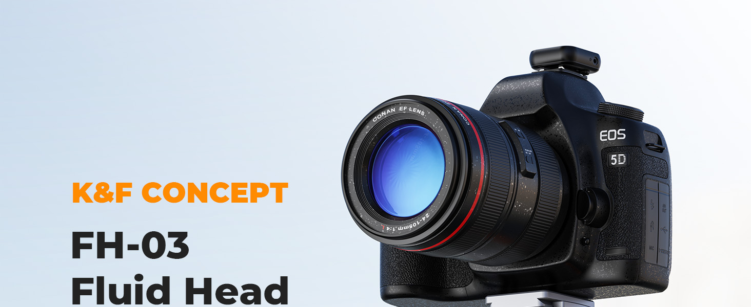 Kf Concept K&F Concept K&F Tripod Ball Head FH-03 with Handle aprašymas - Prekės nuotrauka