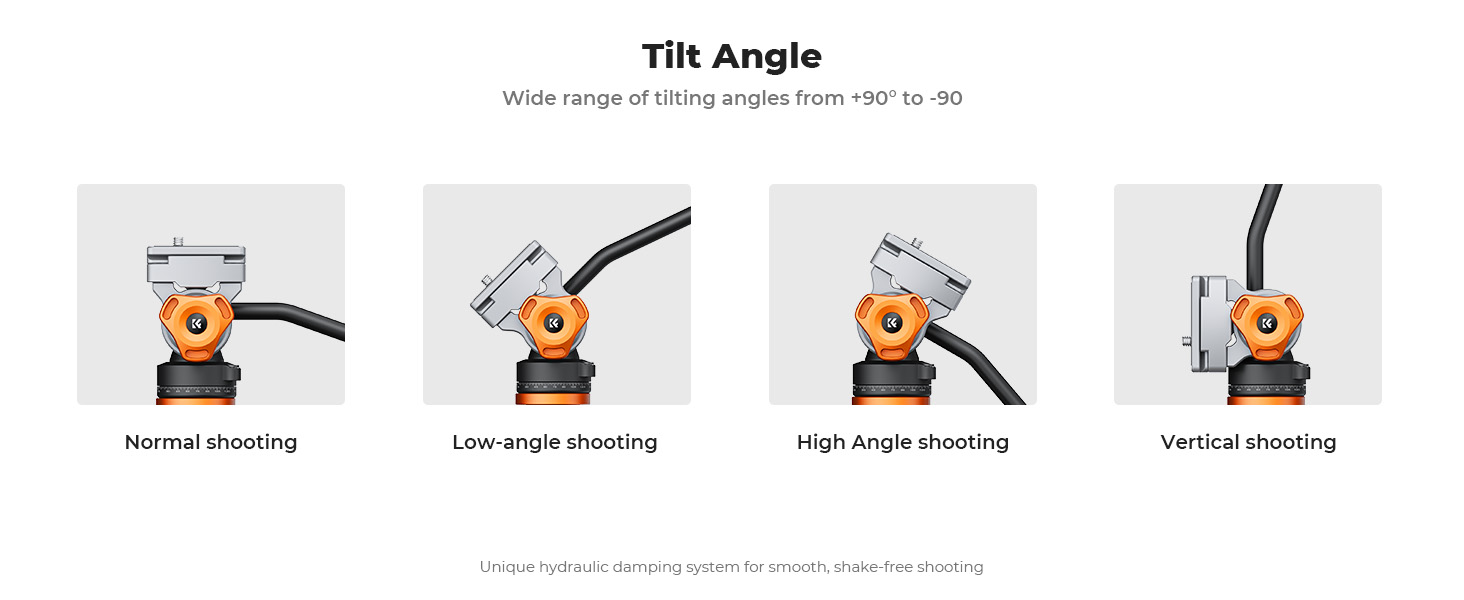 Kf Concept K&F Concept K&F Tripod Ball Head FH-03 with Handle aprašymas - Prekės nuotrauka