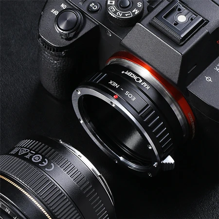 Kf Concept K&F Lens Adapteris Canon EOS Lens to Sony Alpha Nex E-Mount aprašymas - Prekės nuotrauka