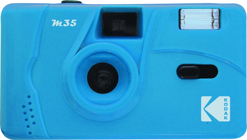Kodak M35 reusable camera Mėlynas aprašymas - Prekės nuotrauka