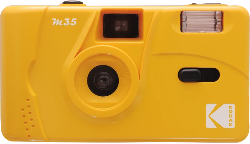 Kodak M35 reusable camera Geltonas aprašymas - Prekės nuotrauka