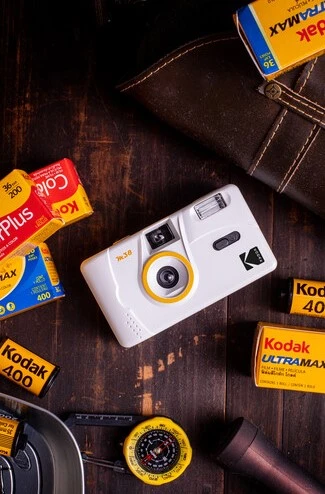 Kodak M38 reusable camera (Clouds Baltas) aprašymas - Prekės nuotrauka