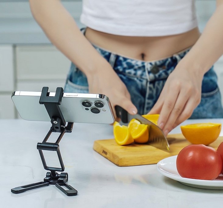 Leofoto PS-4 Multi-functional Foldable Cellphone Stand aprašymas - Prekės nuotrauka
