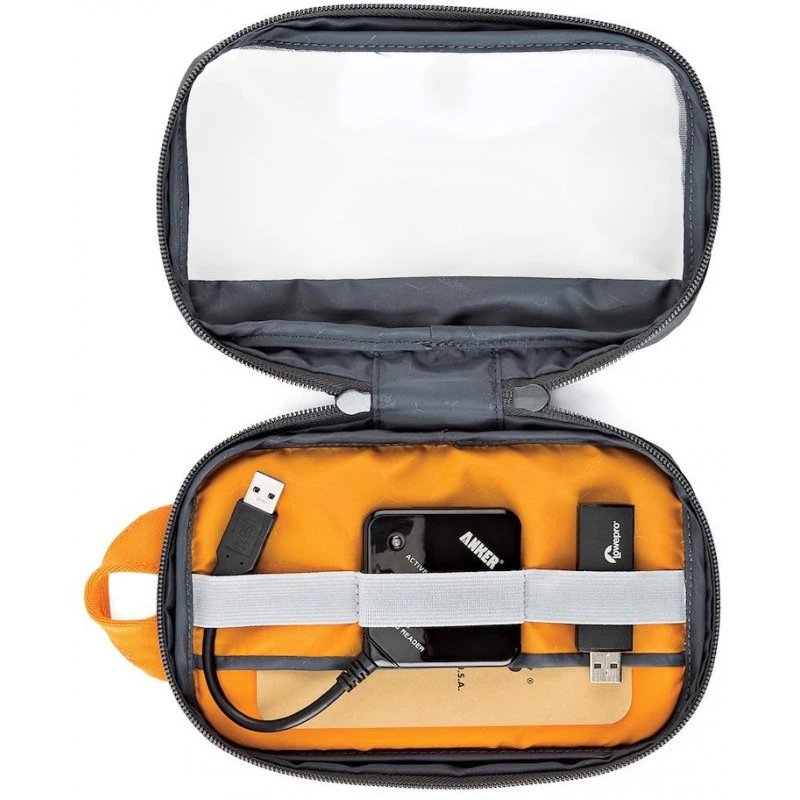 Lowepro GearUp Pouch Mini, tamsi pagalvė aprašymas - Prekės nuotrauka