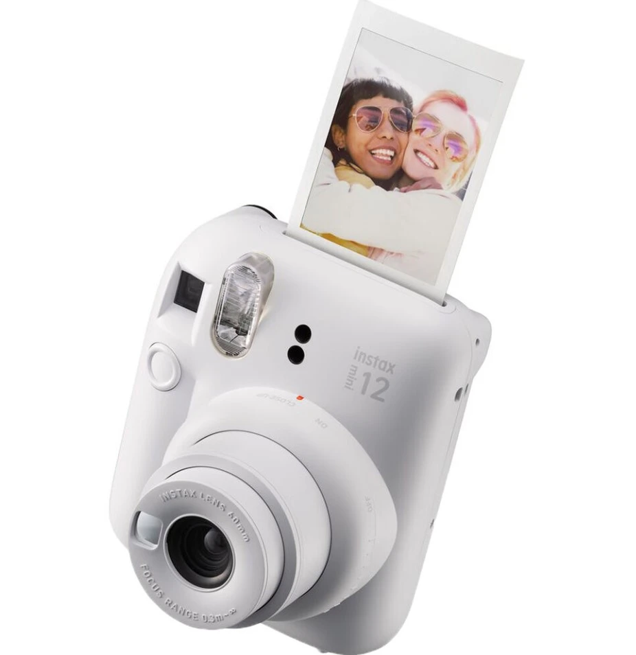 Fujifilm Momentinis fotoaparatas instax mini 12 CLAY Baltas aprašymas - Prekės nuotrauka