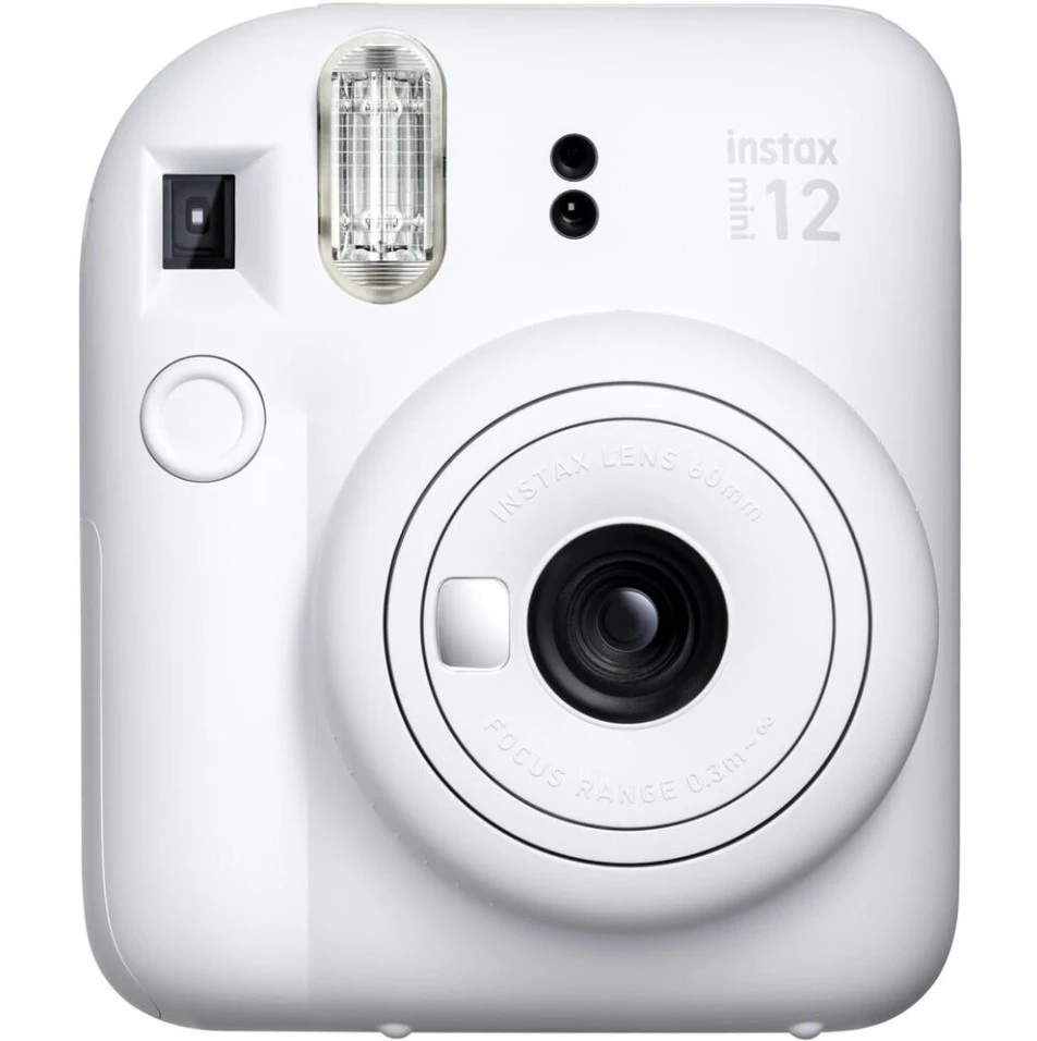 Fujifilm Momentinis fotoaparatas instax mini 12 CLAY Baltas aprašymas - Prekės nuotrauka