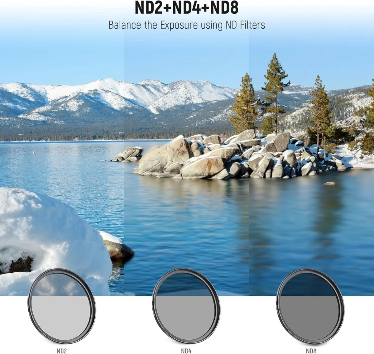 Neewer 49MM Professional Lens Filter Priedas Kit aprašymas - Prekės nuotrauka