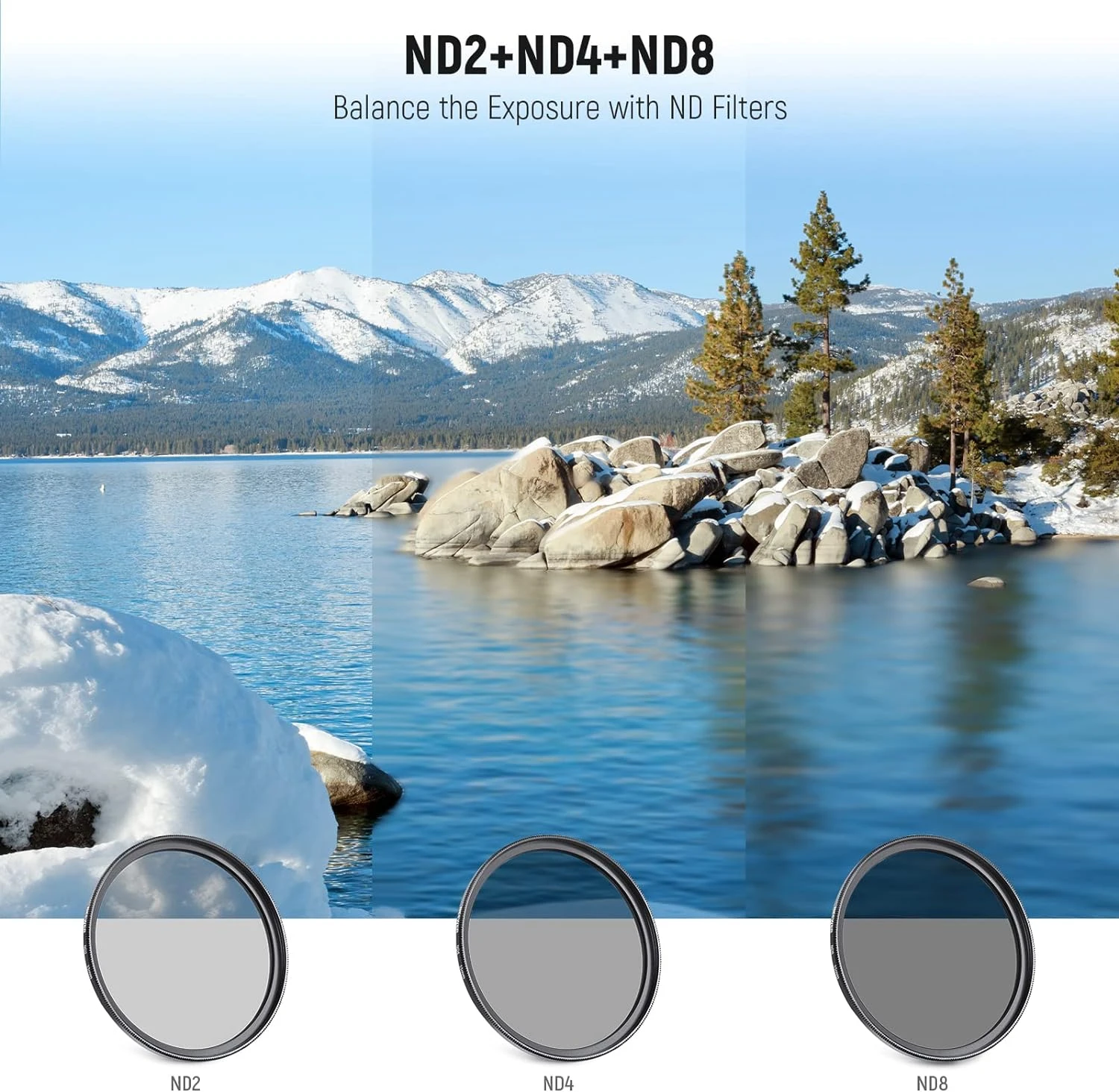 Neewer 55MM FILTER KIT 10088181 aprašymas - Prekės nuotrauka