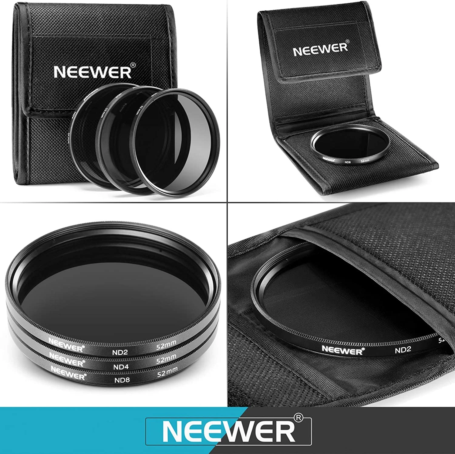 Neewer 72MM FILTER ACCESSORY KIT 10087419 aprašymas - Prekės nuotrauka