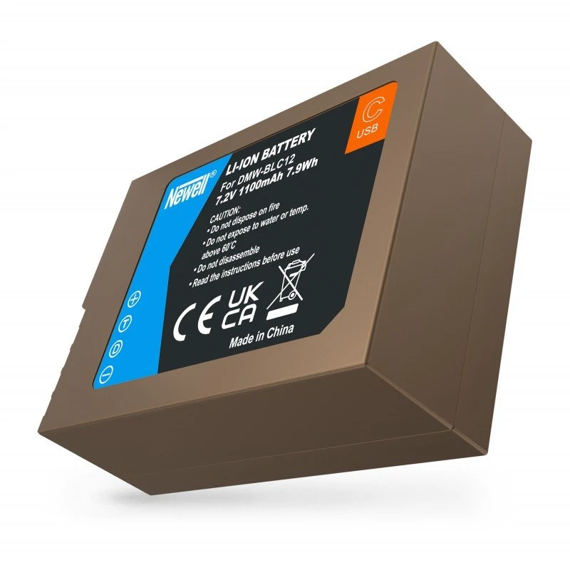 Newell DMW-BLC12 USB-C baterija, skirta Panasonic aprašymas - Prekės nuotrauka