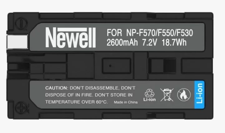 Newell NP-F570 baterija aprašymas - Prekės nuotrauka