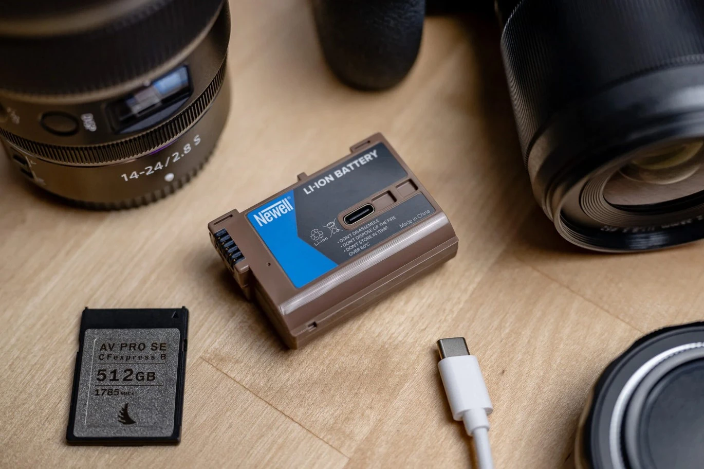 Newell keičiama NP-FW50 USB-C baterija, skirta Sony aprašymas - Prekės nuotrauka