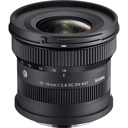 Objektyvas Sigma 10-18mm F2.8 DC DN [Contemporary] for L-Mount aprašymas - Prekės nuotrauka