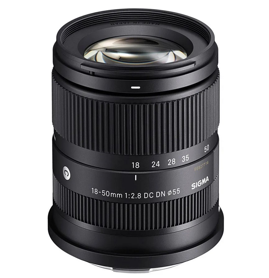Objektyvas Sigma 18-50mm F2.8 DC DN [Contemporary] for Fujifilm X-Mount + 50 &euro; cashback aprašymas - Prekės nuotrauka