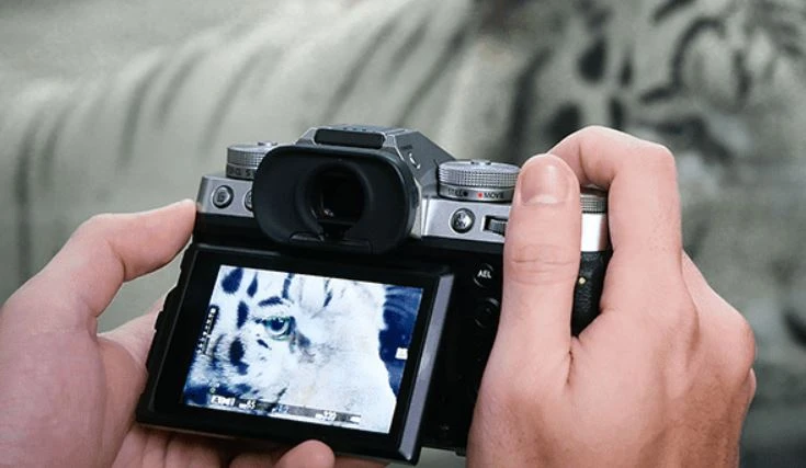 Sisteminis fotoaparatas Fujifilm X-T5 Sidabrinis (Sidabrinis) aprašymas - Prekės nuotrauka