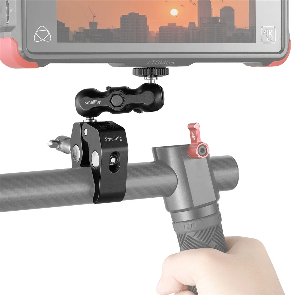 SMALLRIG 2164 CRAB-SHAPED CLAMP W/ BALLHEAD M-ARM aprašymas - Prekės nuotrauka