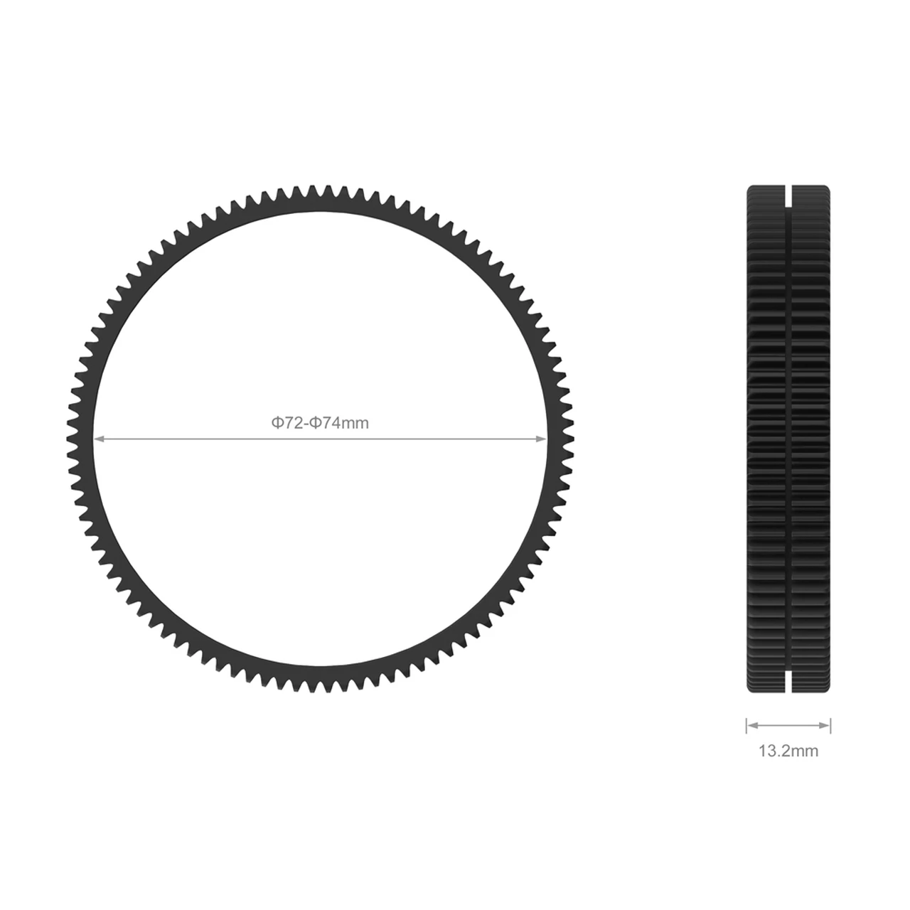 SMALLRIG 3293 FOCUS GEAR RING SEAMLESS 72-74MM aprašymas - Prekės nuotrauka