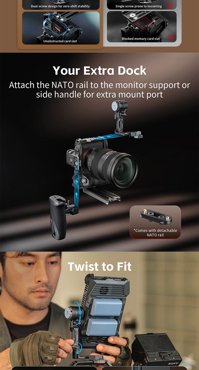 SmallRig 6317 Magic Arm Support with 1/4"-20 Locating Screw aprašymas - Prekės nuotrauka