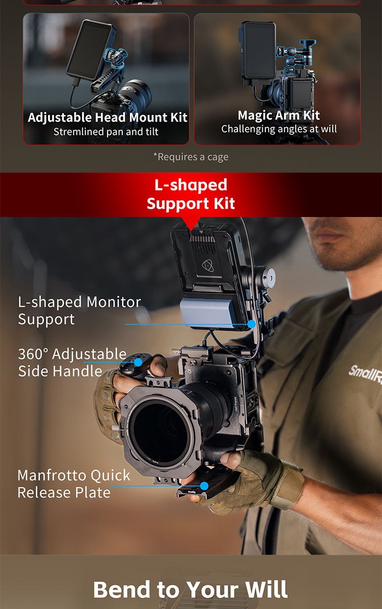 SmallRig 6317 Magic Arm Support with 1/4"-20 Locating Screw aprašymas - Prekės nuotrauka
