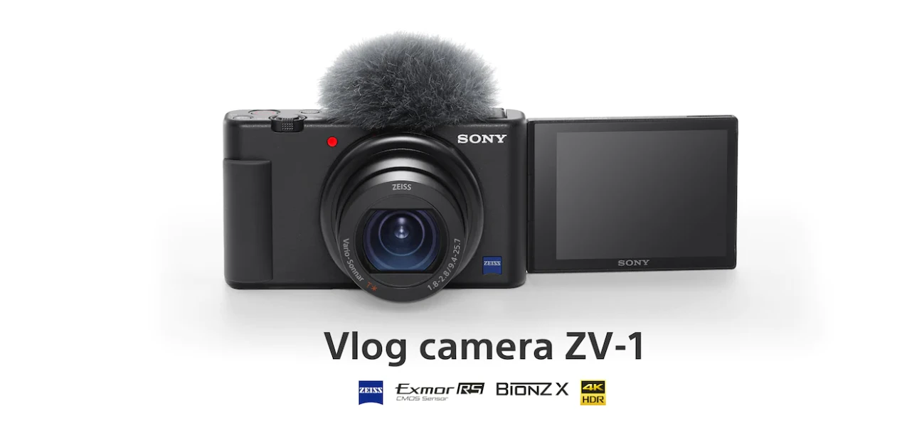 Sony ZV-1 vaizdo tinklaraščio kamera aprašymas - Prekės nuotrauka