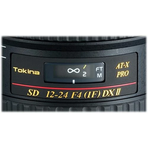Objektyvas TOKINA AF 12-24MM F4 AT-X PRO DX II for CANON aprašymas - Prekės nuotrauka