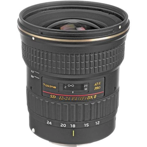 Objektyvas TOKINA AF 12-24MM F4 AT-X PRO DX II for CANON aprašymas - Prekės nuotrauka